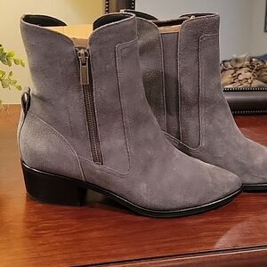 Cole Haan Gray Ankle Boots